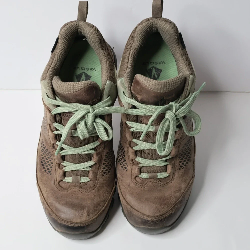 Vasque Talus AT Low UltraDry Womens 8.5W Brown Leather Hiking Shoes 7367 WDE